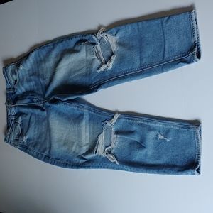 American Eagle Curvy Mom Ripped Jeans Size 2 x-short